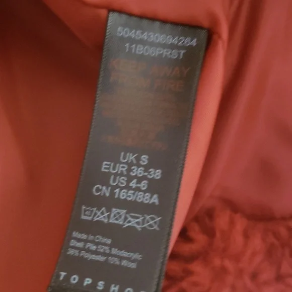 Topshop Teddy Jacket - Picture 7 of 7